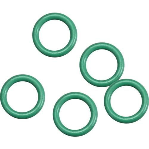 Uxcell 5Pcs Fluorine Rubber O Rings 12.5mm OD, 9.5mm ID 1.5mm Width, Seal Gasket Green Prevent leaks in plumbing, machinery