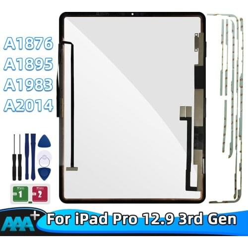 For iPad Pro 3 12.9" 3rd Gen 2018 A1876 A1895 A1983 A2014 touch screen Outer Panel Glass Sensor