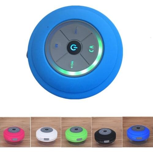 Will Waterproof Bluetooth speakers traverl speakerLed Lamp TF Card Shower Room Vehicle Hands-free Small speaker Box