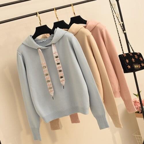 2021 The New 5 Colors luxurious designer embroidery pullover sweater Women Fashion Streetwear Sweatshirts Outdoor Jackets