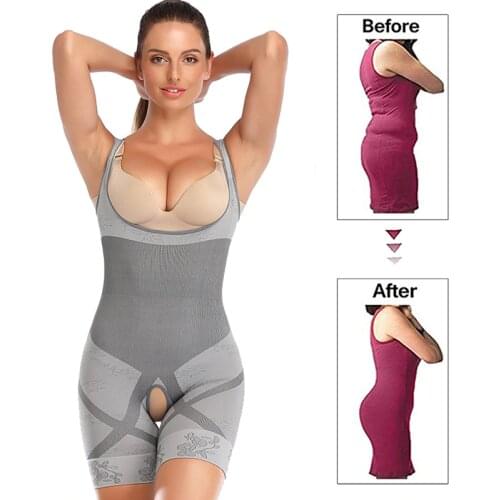 Full Magic Body Shaper Waist Trainer Tummy Control Thigh Slimmer Women Shapewear Reduce Fajas Corset Slimming Underwear Bodysuit