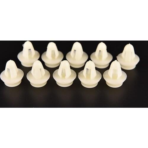 10Pcs General Rivets 8 mm Beige Vehicle Car Hole Plastic Fastener Door Clips Car Interior accessories