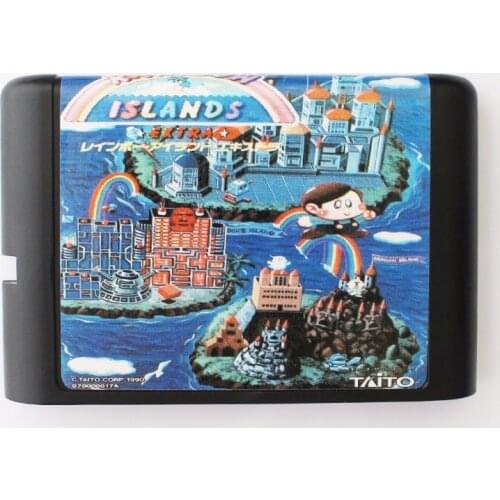 Rainbow Islands 16 bit SEGA MD Game Card For Sega Mega Drive For Genesis