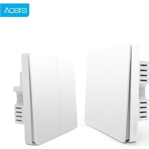 Aqara Wall Switch Light Switch Remote Control ZiGBee wifi Wireless Key Wall Live Wire Switch Smart Home work for mijia Mi APP