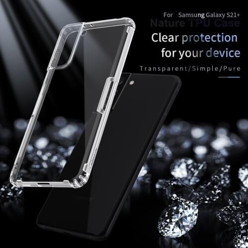 Case For Samsung Galaxy S21 Plus Cover Samsung S21 Ultra S21 Nillkin Nature soft TPU clear Transparent Back Cover