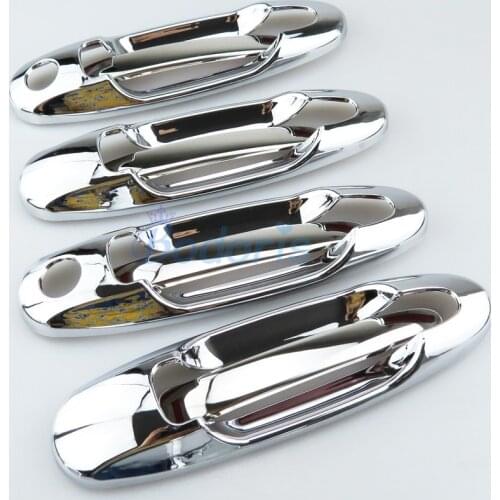 For Toyota Land Cruiser 100 LC100 Lexus LX470 1998-2007 Door Handle Cover Bowl Insert Trim Chrome Car Styling Accessories