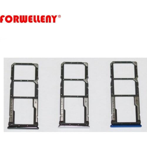 For xiaomi Xiomi redmi note8 note 8 Micro Sim Card Holder Slot Tray Replacement Adapters black silver blue