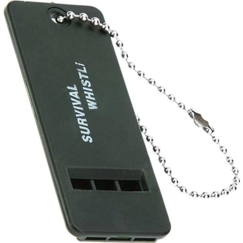 Loud Safety Survival Whistle W/ Lanyard Plastic Hunting Hiking