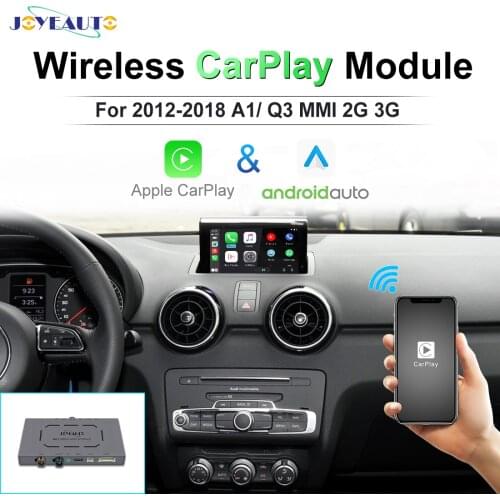 Joyeauto Aftermarket Wireless Apple CarPlay for Audi A1 Q3 MMI RMC OEM Wifi Interface Android Auto Retrofit with Touch Screen