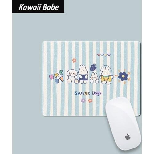 22x18cm Mouse Mat Kawaii Mouse Pad Office Accessories Deskpad Mat for Mice Mouse Writing Desk Mats Cute Mouse Pad Laptop