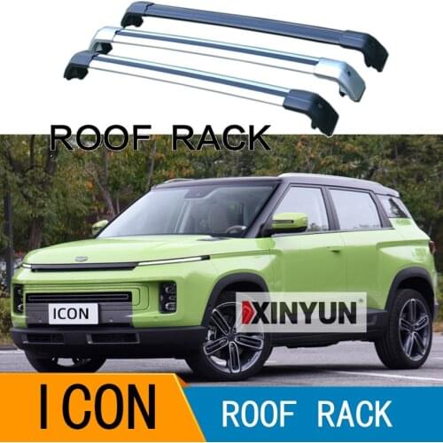 Roof Bars for Geely ICON SUV [2019 2020 2021] Aluminum Alloy Side Bars Cross Rails Roof Rack Luggage roof box
