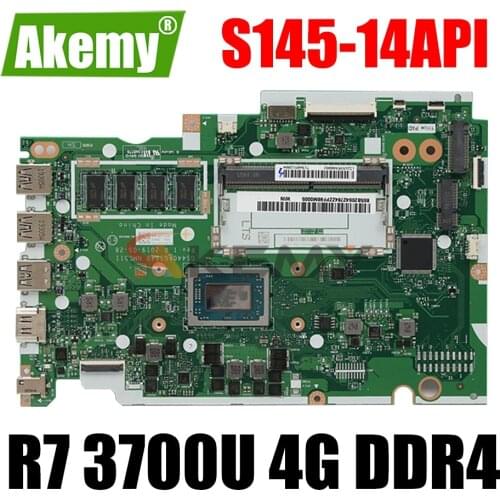 For Lenovo IdeaPad S145-14API laptop motherboard NM-C511 motherboard with CPU R7 3700U 4G DDR4 FUR 5B20S42784 100% fully tested
