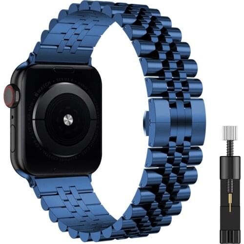 Metal Strap for Apple Watch Band 6 SE 5 4 40mm 44mm Stainless Steel Replacement Bracelet for iWatch 6 SE 5 4 3 1 Band 38mm 42mm