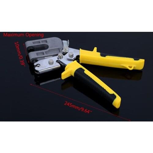 Multifunction Handle Stud Crimper Plaster Board Drywall Single Pliers Hand Tool 203F