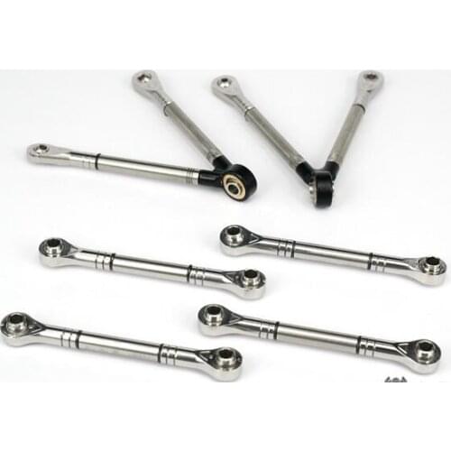 Hanging rod V-shaped tie rod set for 1/14 RC Tractor Truck LESU TAMIYA MAN TGX SCA KING GL BENZ v8