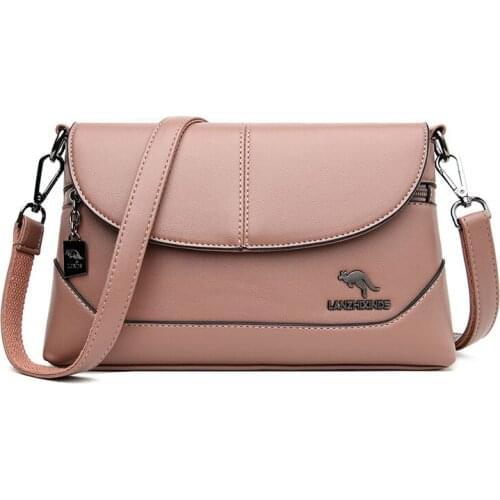 Counter Genuine Handbag For Women 2021 New Quality Mother Gift Shoulder Bag Female Casual Ladies Cross Body Bag Black