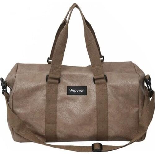 New Large Capacity Men Hand Luggage Travel bag Women PU leather Duffle Bag Shoulder Bags Multifunctional Overnight Weekend totes