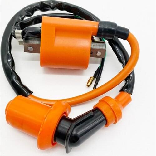 New Orange Ignition Coil For Moped 50cc~300cc ATV Quad Pit Dirt Bike Go Kart DIRT BIKE 2 WIRE