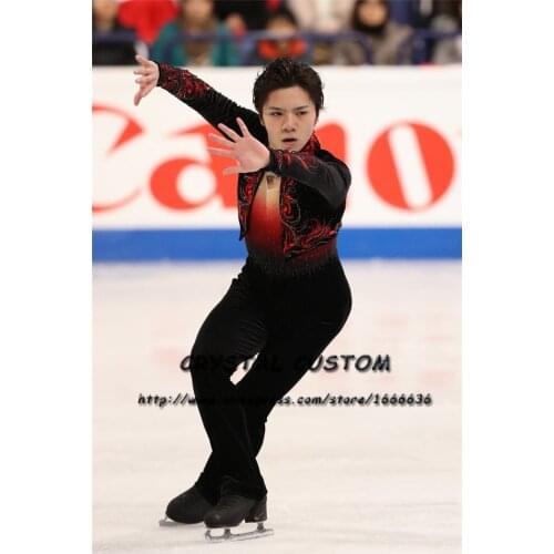 Custom Figure Skating Clothes For Men /Boys Fashion New Brand Vogue Figure Skating Competition Costume MR3139