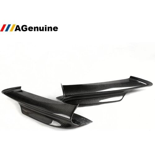 Carbon fiber front bumper lip front end chin aprons front bumper splitters for BMW 3 series E90 mtech 2005-2008