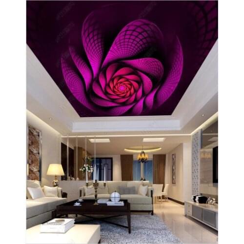 Custom photo wallpapers 3d ceiling wallpaper Colorful spiral radiant fashion hotel KTV ceiling zenith wall decoration painting