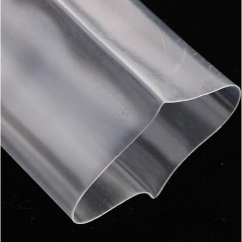 Clear Transparent Heat Shrink Tube Wrap Cable Wire Sleeve 50mm x 0.2m