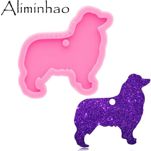 DY0739 Super Glossy Dog Mold Resin Craft Silicone Mould DIY Epoxy Resin Crafting liquid silicone rubber Mold