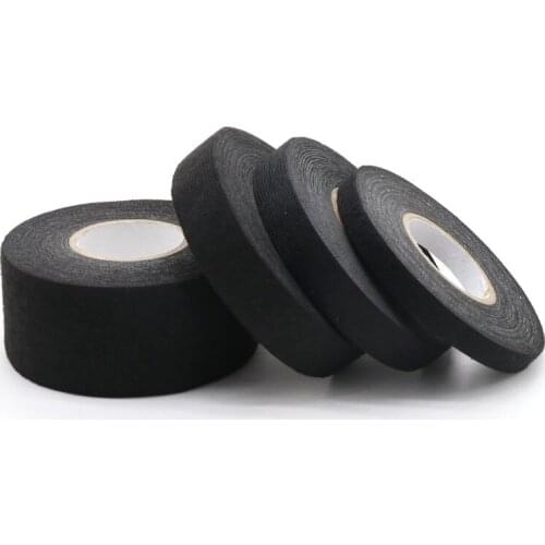 15M 9/15/25/40/50mm high temperature resistant insulation tape sticky cloth tape automotive wiring harness harness protection