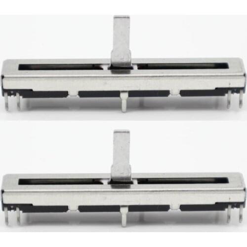 2pcs Fader for Mackie CR1604 Classic: POTSLD 50Kb 45MM DUAL OBS, set of 2