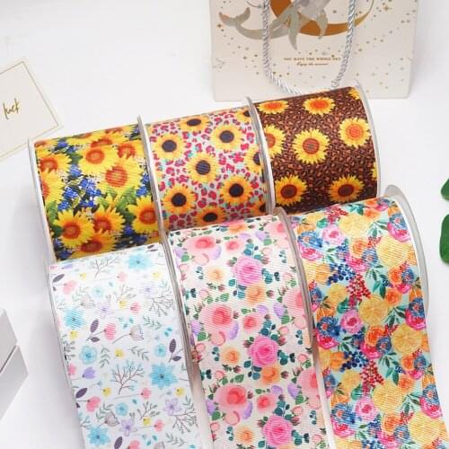 3 Inch 75 mm Cartoon Printed Grosgrain Ribbons For Hair Bows Craft Suppliers 54042