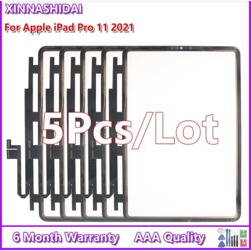 5pcs/For iPad Pro 11 in 2021 LCD touch screen digital converter glass panel
