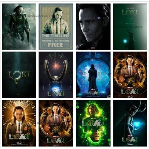 5d Diy Diamond Painting Tom Hiddleston Loki Poster Classic Movie Diamond Mosaic Embroidery Cross Stitch Kits Art Home Decor Gift