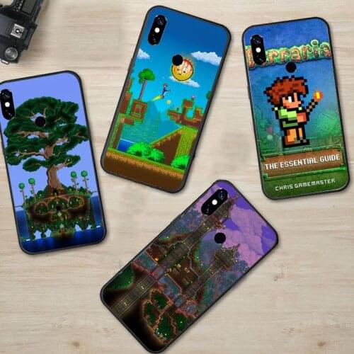 Game Terraria Phone Case For Xiaomi Redmi note 4 4X 8T 9 9s 10 K20 K30 cc9 9t pro lite max