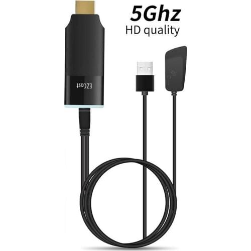 EZCAST 5G HDTV Converter HD Wireless WiFi Miracast Airplay DLNA Display Video Adapter for IPhone 11 12 IOS Android Phone To TV