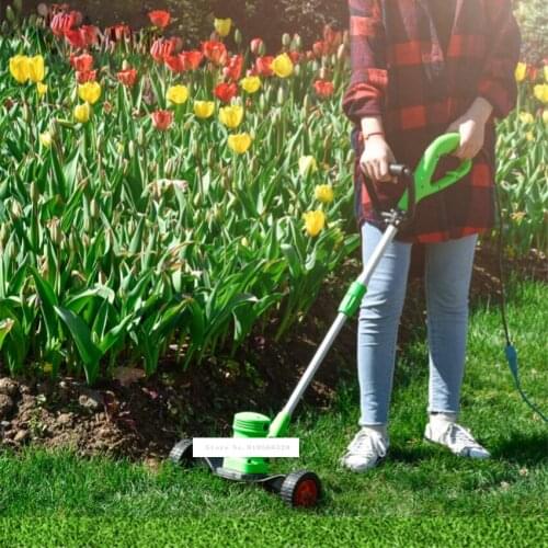 HKL-12-230 Portable Electric Lawn Mower Household Plug-in Lawn Mower Garden Grass Trimmer Grass Cutter Cutting Machine 220V 680W