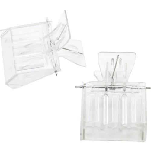 20 Pcs Beekeeping Tools Queen Cage Colorless Plastic Clip Bee Clip Beekeeping Equipment Isolation Room Insectary Box