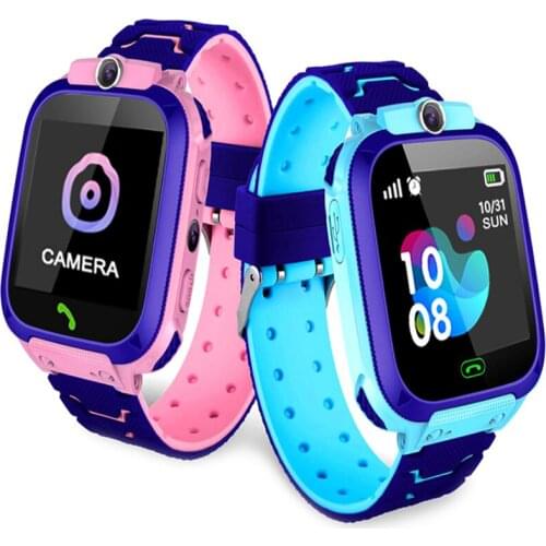 LBS GSM Kids Tracking Smart Phone Watch Q12 Waterproof Smartwatch with LBS Tracker