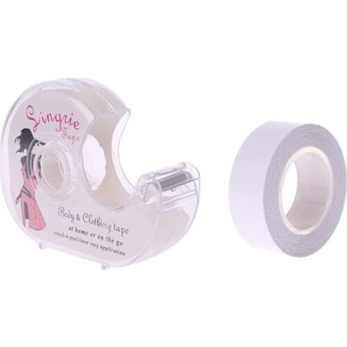5m Safe Lingerie Tape Insurance Double Sided Body Clothes Clothing Clear Bra Strip Anti-exposure Adhesive Wedding Prom With Disp