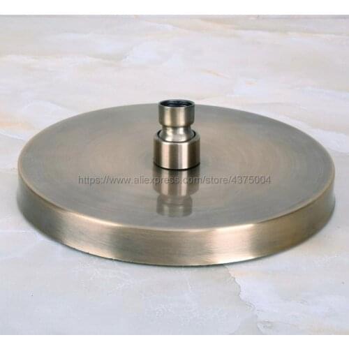 7.7 inch Round Modern Bathroom Rain Shower Head Antique Bronze Shower Sprayer Bathroom Shower Head Nsh215