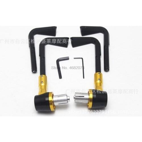 By DHL/Fedex 100pair 22mm Protector Handlebar Motorcycle Proguard Brake Clutch Systems Levers Protect Guard Autobicycle Handgrip