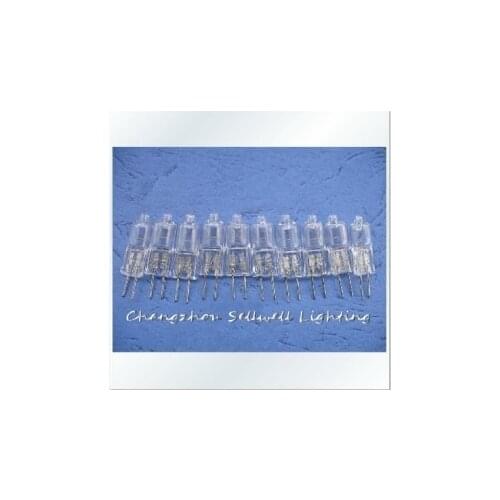 GREAT!JC 12V 10W G4 warm light (yellow) long life crystal halogen lamp E003 10pcs