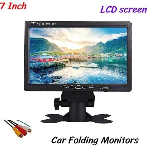 Car 7-inch Car Monitor General Truck LCD AV HD Monitor Bus Reversing Image Display