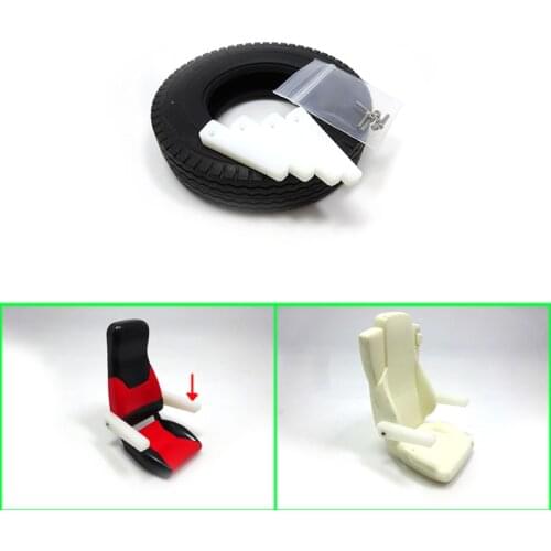 Universal Armrest for Seat for 1/14 Tamiya RC Truck Trailer Tipper Scania MAN Benz Actros Volvo Car Diy Parts
