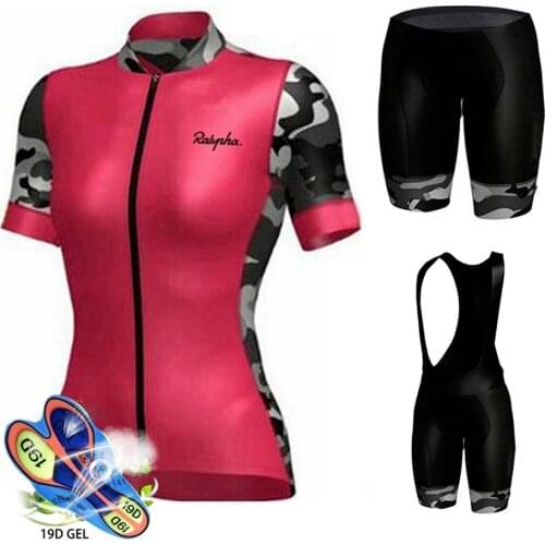 Lady Summer Cycling Clothing Raudax Ropa Ciclismo Mujer Bicycle Clothing Short Sleeve Mtb Maillot Ciclismo Bicycle Set 2021