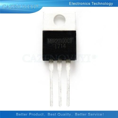 10pcs/lot MBR20100CT TO-220 MBR20100 TO220 20100CT In Stock