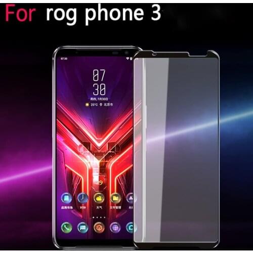 10PCS/Alot For ROG Phone3 full screen protector Tempered Glass film for Asus ROG Phone 3 ZS661KS 5G Screen protective glass film