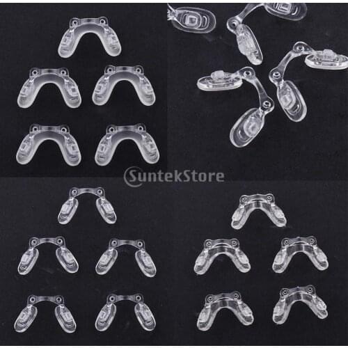 5 Pairs Kids Eyeglasses Nose Pads Glasses Silicone Nose Pads Non-Slip Thin Nosepads for Glasses Sunglasses