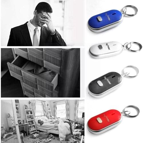 Car key anti-lost device LED flashlight remote control key finder sound lost Wireless key finder P5J5