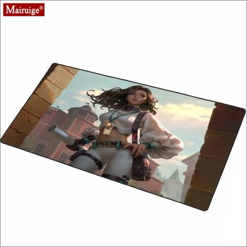 Julia Girl Fantasy Large Mousepad XXL Gming Mouse Pad 900x400mm Big Persona Role Playing Keyboard Pad Mouse Mat Computer Persona