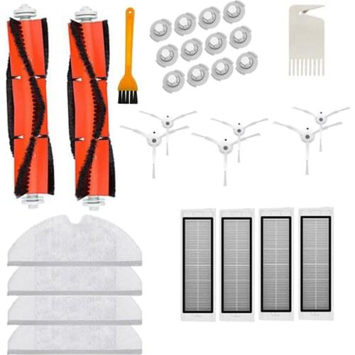 For Roborock S6 MAXV S6 PURE S6 S5 MAX S5 S4 E4 E35 E2 Xiaomi 1S Robot Vacuum Cleaner All Replace Parts Accessories Kits